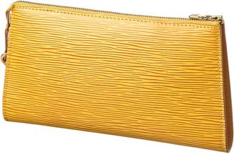 Louis Vuitton Yellow Epi Leather Pochette Accessoires (Authentic Pre-Loved)