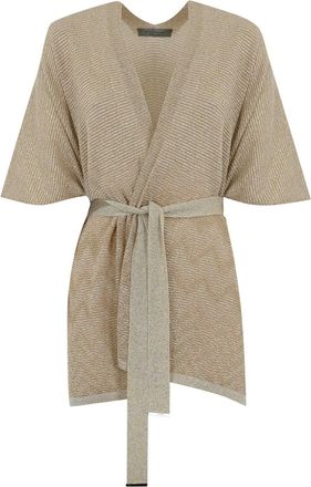 D.exterior Degraded Poncho In Viscose And Lurex