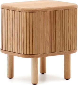 K Home Design Nachttisch/Beistelltisch Sienna 55 x 50 cm - Eiche