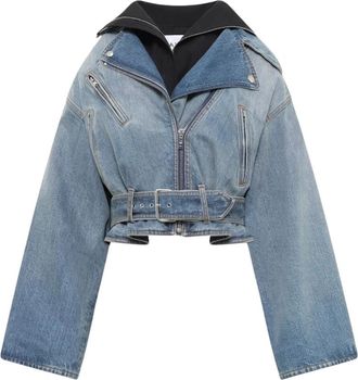 Alaia Mujer, Chaquetas, Azul, Talla: S