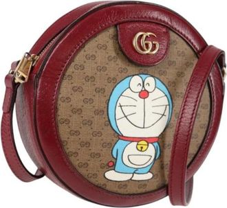 Gucci Pre-owned Leather gucci-bags - Dames - Vintage Schoudertas - Veelkleurig - ONE Size - Leer - Vintage