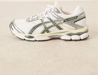 Asics Gel-Cumulus 16 - Sneakers bianche e verdi-Bianco