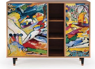 StoryZ Aparador multicolores 3 cajones y 1 puerta L 125 cm