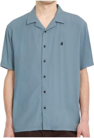 Volcom Single Stone S/S Hemd f&uuml;r Herren | t&uuml;rkis