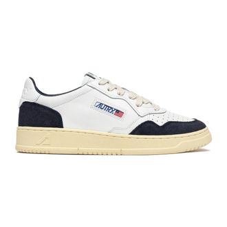Autry Medalist Low - Heren - Sneakers - Blauw - 42 EU - Katoen - Schoenen