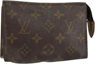 Louis Vuitton Pre-owned Clutches, female, Brown, Size: ONE SIZE Pre-owned Canvas Clutch