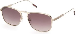 Ermenegildo Zegna EZ0219 32F Mens Sunglasses Gold Size 56