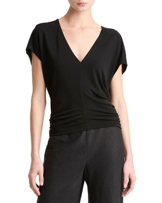 Vince Flutter Sleeve V Neck
