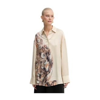 &Aacute;eron Dames, Blouses & Shirts, Veelkleurig, Maat: XS Zijde