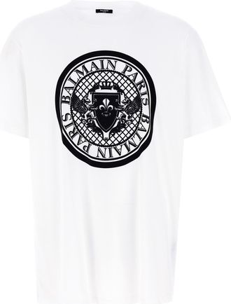 Balmain Velvet Logo T-shirt