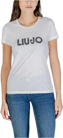 Liu Jo Mujer, Camisetas, Blanco, Talla: L