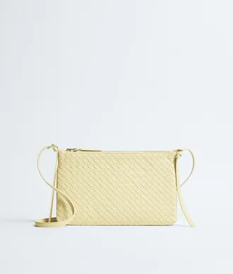 Bottega Veneta Pochette Intrecciato Piccolo media - Giallo - Donna - U