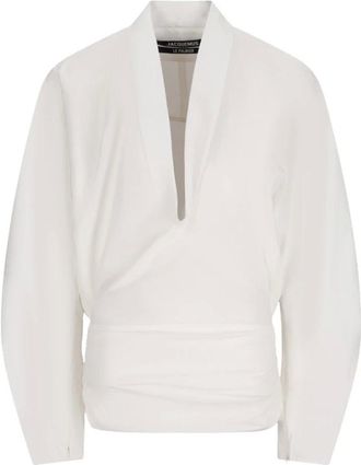 Jacquemus Donna, Camicette, Bianco, S, new