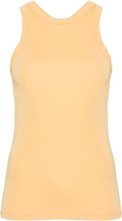 Toteme Fluid Jersey Tank - Dames - Tops zonder mouwen - Geel - S - Tops