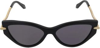 Bulgari Serpenti Zonnebril - Dames - Zonnebrillen - Geel - 56 MM - Nylon - Accessoires
