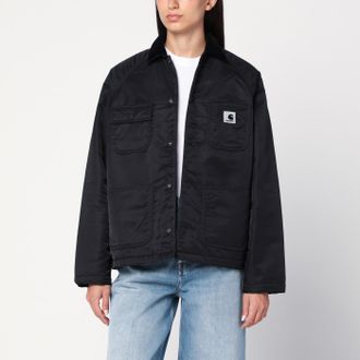 Carhartt Work in Progress Giacca Alumni Chore Coat in nylon nera