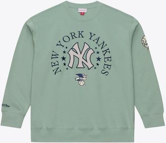 Mitchell & Ness Mens Mitchell & Ness Green New York Yankees Yacht Rock Fleece Sweatshirt at Nordstrom, Size Xxx-Large