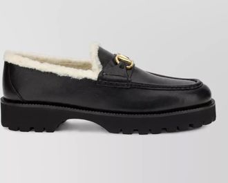 Valentino Garavani leather loafer mules