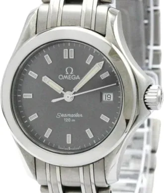 Omega Pre-owned Watches, female, Gray, Size: ONE SIZE Pre-owned Vintage Stainless Steel Watch