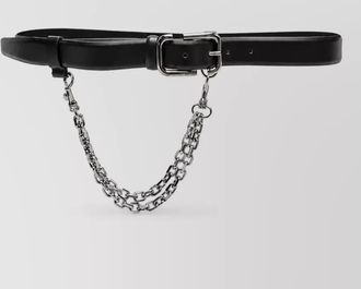 The Attico leather belt