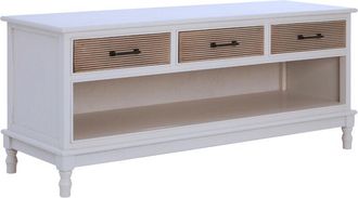Premier Housewares Interiors By Premier Shaker Design 3 Drawer Cabinet, Elegant Slim Drawer Cabinet, Ample Storage Cupboard Drawer For Bedroom