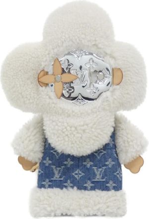 Louis Vuitton Blue White Denim Canvas Backpack (Pre-Owned)
