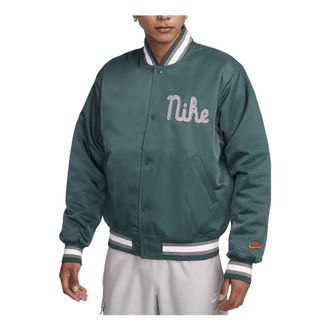 Nike Dugout Loose Satin Jacket Green FQ7970-328