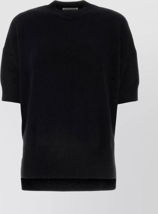 Jil Sander luxe cashmere knit crew neck sweater