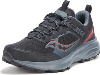 Saucony Mens Excursion Tr17 Hiking Shoe, Black/Shadow, 6 UK