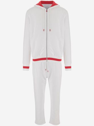 Kiton Baumwoll-Trainingsanzug mit kontrastierenden Details