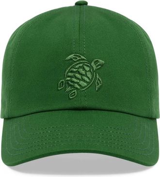 Vilebrequin Solid Cap Turtle Embroidery - unisex - Petten - Groen - ONE Size - Katoen - Accessoires