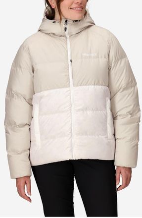 Marmot Guides 700 Fill Power Down Water Repellent Jacket in Birch Bark/pearl at Nordstrom, Size X-Large