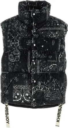 Khrisjoy Black Paisley padded jacket