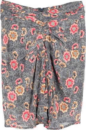 Isabel Marant Étoile Sevan Skirt in Floral Print Silk