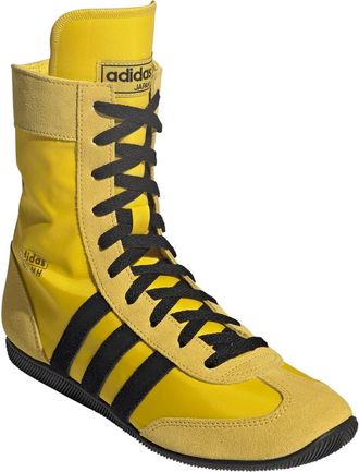adidas Japan High Top Sneaker in Yellow/Black/Gold Metallic at Nordstrom, Size 7.5