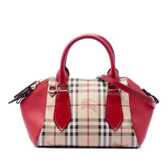 Burberry Pre-owned Burberry Small Haymarket Check Coated Canvas Blaze Satchel Ladies 7WWUAWOM74FSC1HE