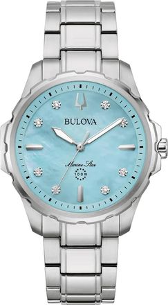 Bulova Womens Marine Star Blue Dial Watch