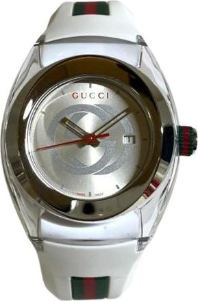 Gucci Pre-owned Watches, female, Multicolor, Size: ONE SIZE Pre-owned Vintage Stainless Steel Watch