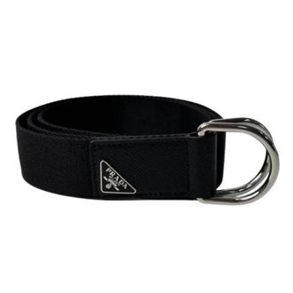 Prada Pre-owned Belts, male, Black, Size: ONE SIZE Pre-owned Vintage Belt