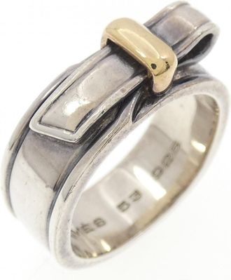 Herm&egrave;s Silver 925 Band Ring (Pre-Owned)