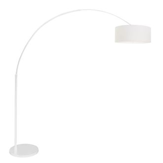 Steinhauer L&aacute;mpara De Pie - Sparkled Light - Blanco - Lino - Steinhauer