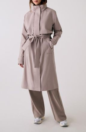 Lole Aliz&eacute; Rain Trench Coat in Pebble at Nordstrom, Size Small