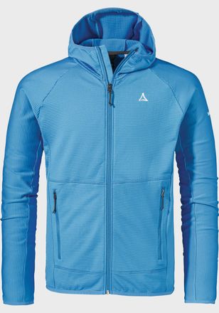 Sch&ouml;ffel Fleecejacke SCH&Ouml;FFEL Fleece Hoody Style Cascata MNS, Herren, Gr. 50, blau (8275, blau), Oberstoff: 94% Polyester, 6% Elasthan, regular fit, hoch gesch