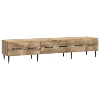 vidaXL Mueble De Tv Con Caj&oacute;n Roble Artesanal 147 X 34,5 X 30 Cm Vidaxl