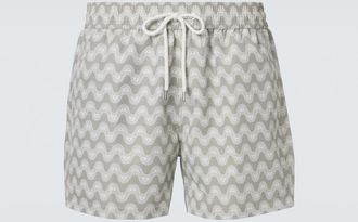 Frescobol Carioca Rio printed swim trunks