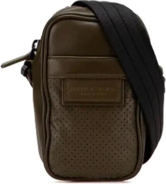 Bottega Veneta Pre-owned Cross Body Bags, female, Brown, Size: ONE SIZE Pre-owned Leather crossbody-bags