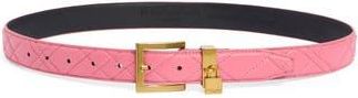 Kurt Geiger 30mm Quilted Leather Belt in Hot Pink at Nordstrom Rack, Size X-Small/small