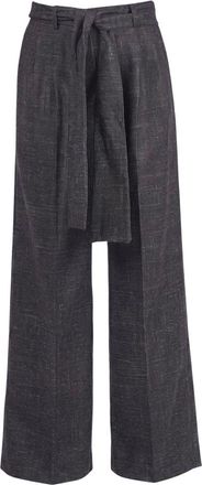 Liviana Conti Pantaloni a gamba larga - - Trousers - Donna - Nero - L