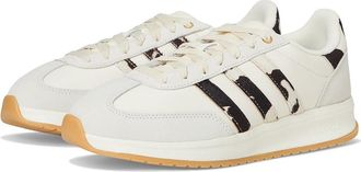 adidas Run 70s 2.0 Womens Running Shoes White/Earth Strata/Gum : 6.5 C - Medium, Suede/Textile