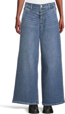 Paige Cameron Wide Leg 31 w/ Front Yoke And Trouser Pockets in Katerina Womens Jeans Katerina : 28 31, Denim